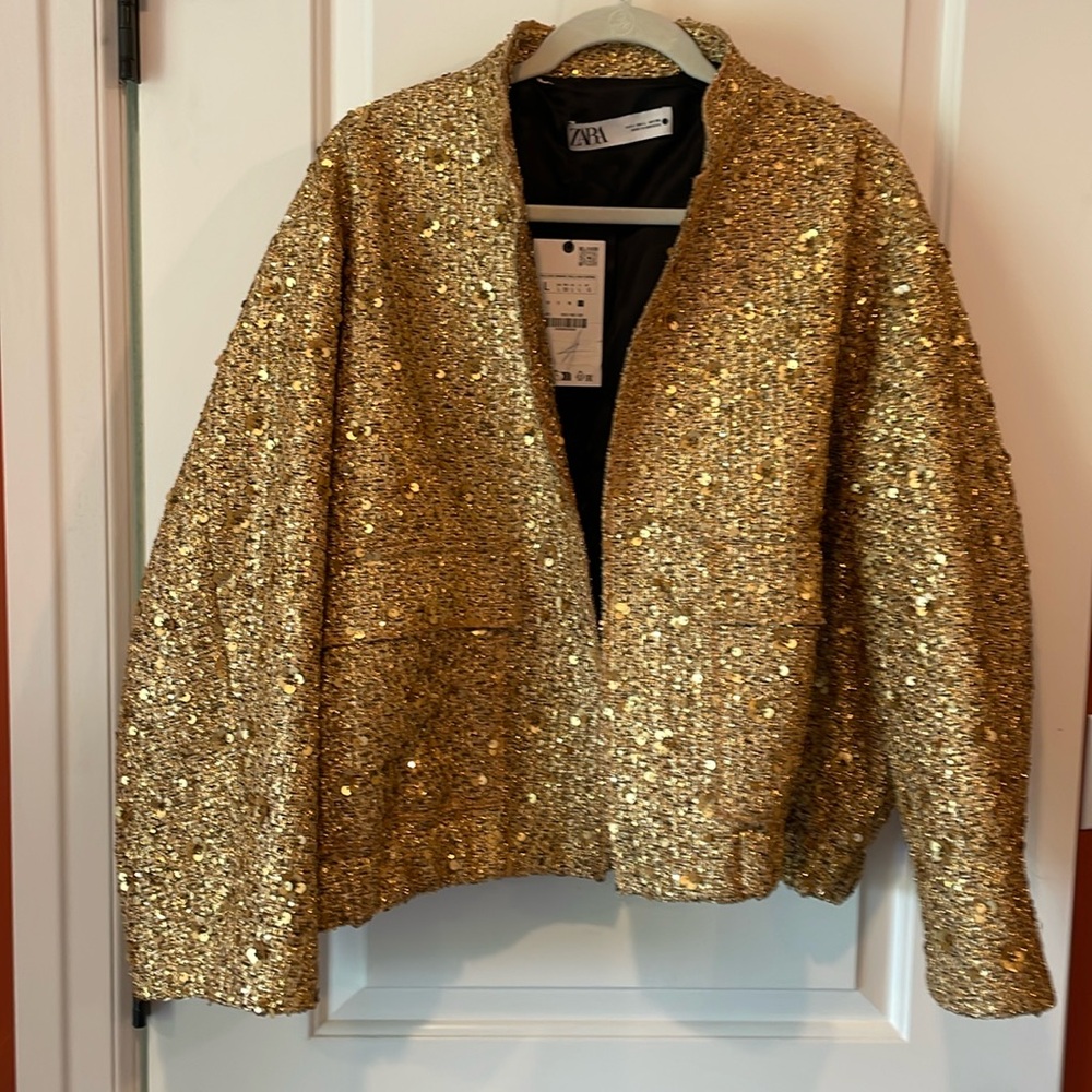 NWT Zara bomber jacket